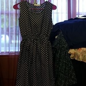 Black and White Polka Dot Dress